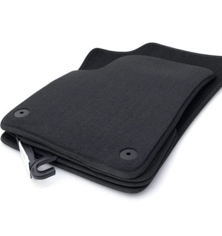 Autokoberce textilní přesné černé / černé obšití - Fiat Scudo II (Typ 272) (2007-2016) 3-sedadla | Filson Store