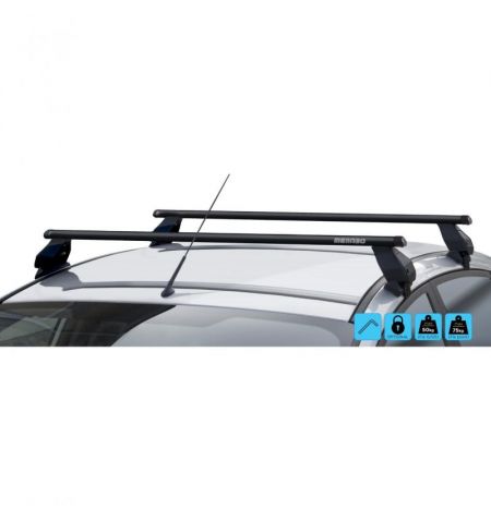 Střešní nosič / příčníky Menabo Tema - Audi A1 (Typ GB) Citycarver 5-dv (2018-) - rovná střecha / pozinková ocel / bez zámků ...