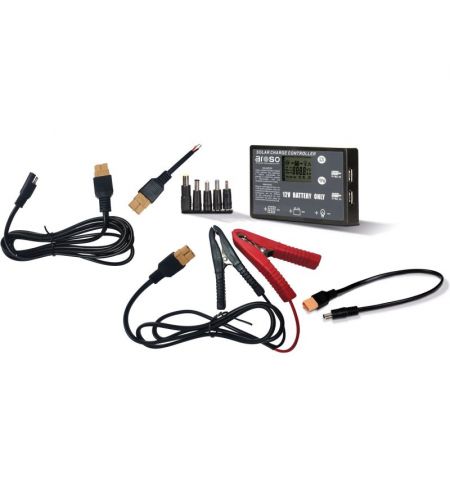 Solární panel rozkládací přenosný s PWM regulátorem 110W 12V/24V 106x73cm - do auta / na kempování | Filson Store