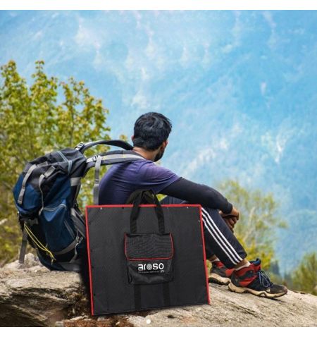 Solární panel rozkládací přenosný s PWM regulátorem 110W 12V/24V 106x73cm - do auta / na kempování | Filson Store