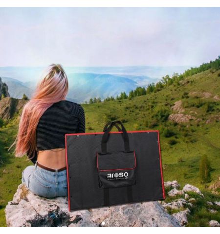 Solární panel rozkládací přenosný s PWM regulátorem 110W 12V/24V 106x73cm - do auta / na kempování | Filson Store