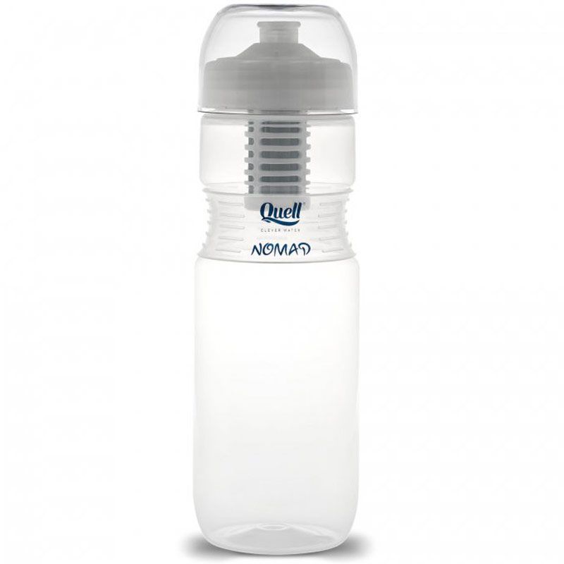 Levně Filtrační láhev na pitnou vodu Quell Nomad 700ml - bílá / bílý filtr na 200l vody