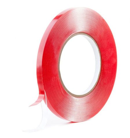 Páska oboustranná akrylová pro automobilový průmysl - šířka 12mm / tloušťka 1mm / délka 10m / transparentní | Filson Store