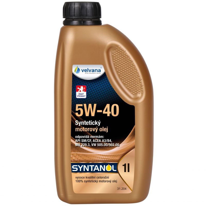Syntetický motorový olej Syntanol 5W-40 1l