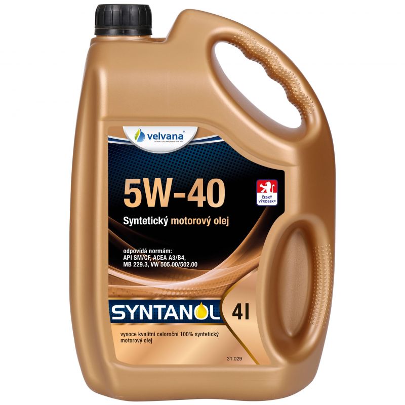 Syntetický motorový olej Syntanol 5W-40 4l