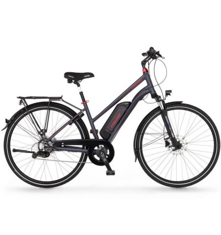 Trekingové elektrokolo Fischer Viator 1.0 Damen - motor Bafang 45Nm v zadním kole / baterie 48V 422Wh / odpružená vidlice | F...