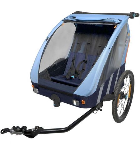 Přívěs / vozík za jízdní kolo Bellelli Trailblazer pro 1/2 děti - světle modrý | Filson Store