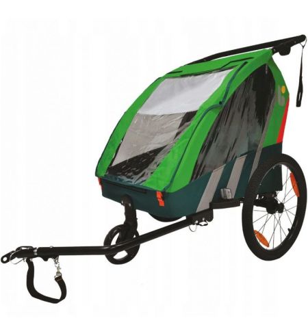 Přívěs / vozík za jízdní kolo Bellelli Trailblazer pro 1/2 děti - světle zelený | Filson Store