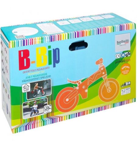 Dětské odrážedlo Bellelli B-BIP 12-palců - plastové / pro děti 2-5 let / nosnost 30kg / bílo-růžové | Filson Store