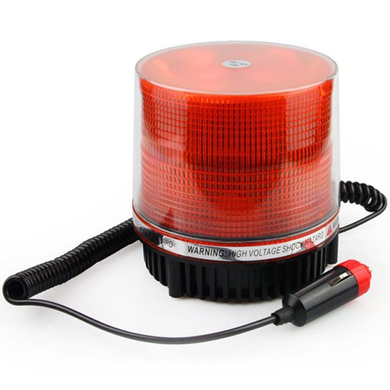 Maják LED diodový - oranžový / 12-24V / magnetické uchycení