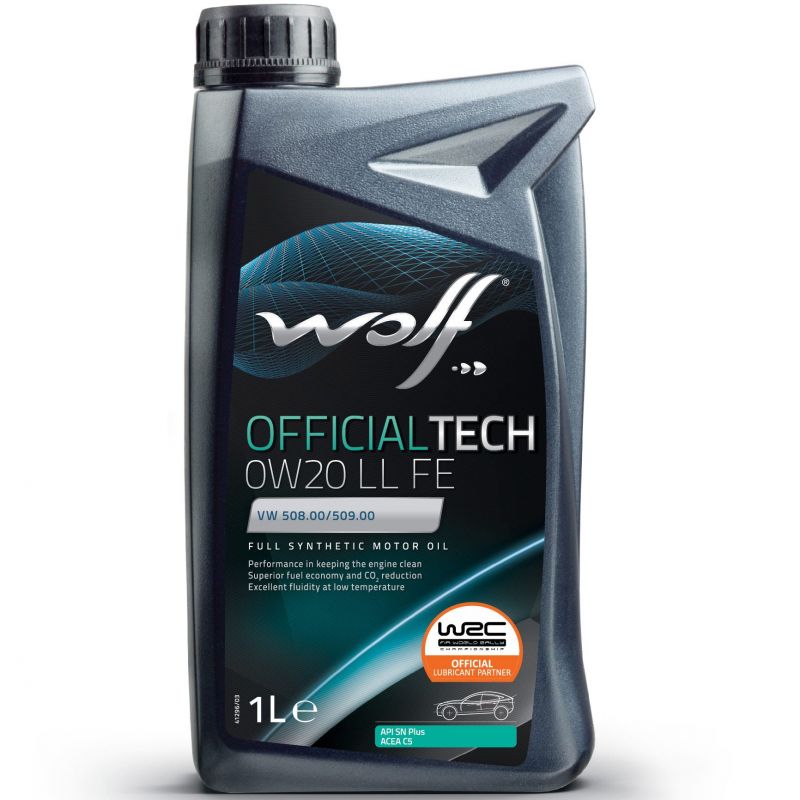 Syntetický motorový olej Wolf Officialtech 0W-20 LongLife FE 1l