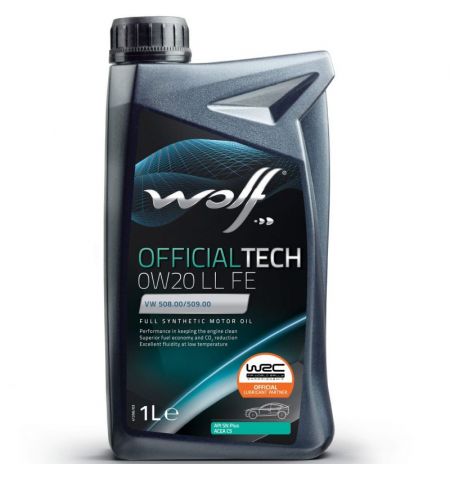 Syntetický motorový olej Wolf Officialtech 0W-20 LongLife FE 1l | Filson Store