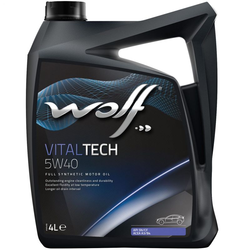 Syntetický motorový olej Wolf Vitaltech 5W-40 4l