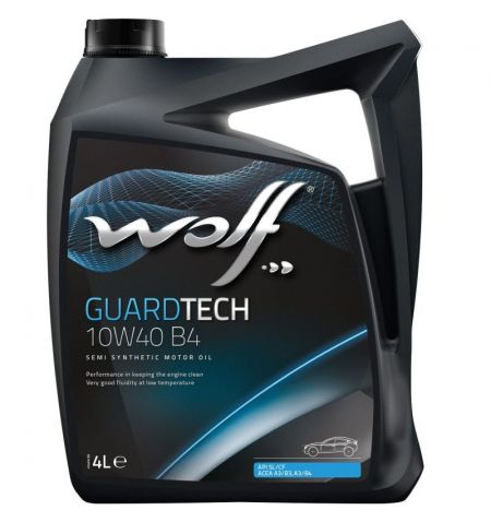 Polosyntetický motorový olej Wolf Guardtech 10W-40 B4 4l | Filson Store