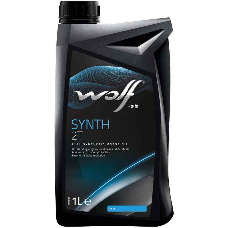 Syntetický motorový olej pro dvoutaktní motory Wolf Synth 2T 1l