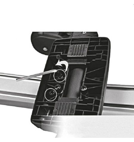 Půjčovna - Střešní nosič na 1 jízdní kolo Aroso Mosel - aluminium / zamykací / stříbrný | Filson Store