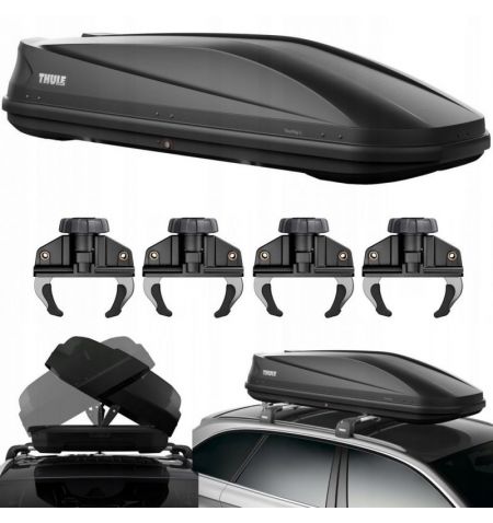 Půjčovna - Střešní box Thule Touring L - objem 420l / oboustranné otevírání / černý Aeroskin | Filson Store