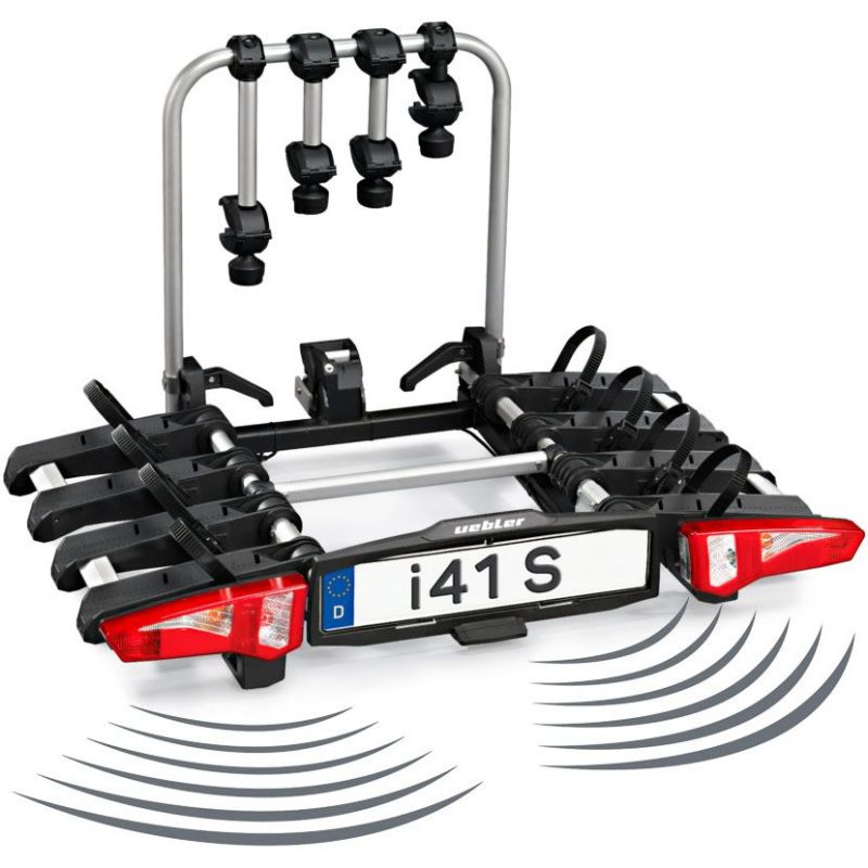 Nosič na tažné zařízení na 4 kola / elektrokola Uebler i41S DC - sklopný skládací / parkovací senzory
