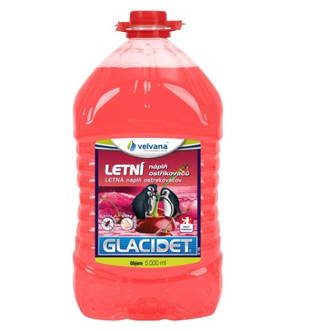 Letní směs do ostřikovačů Glacidet 5l PET láhev - parfém višeň | Filson Store