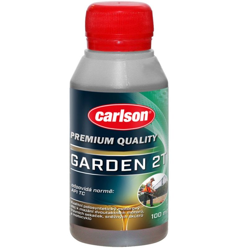 Motorový olej pro dvoutaktní zahradní techniku Carlson Garden 2T 100ml