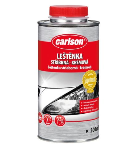 Leštěnka na lak karosérie s barevným pigmentem Carlson - stříbrná krémová 500ml | Filson Store