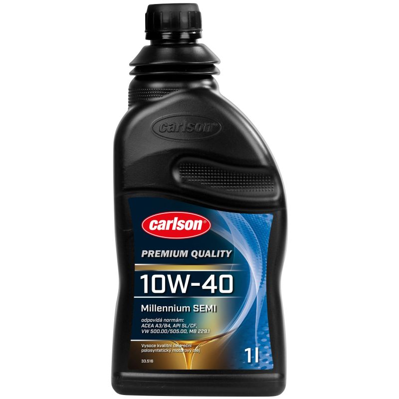 Polosyntetický motorový olej Carlson Premium 10W-40 Millenium Semi 1l