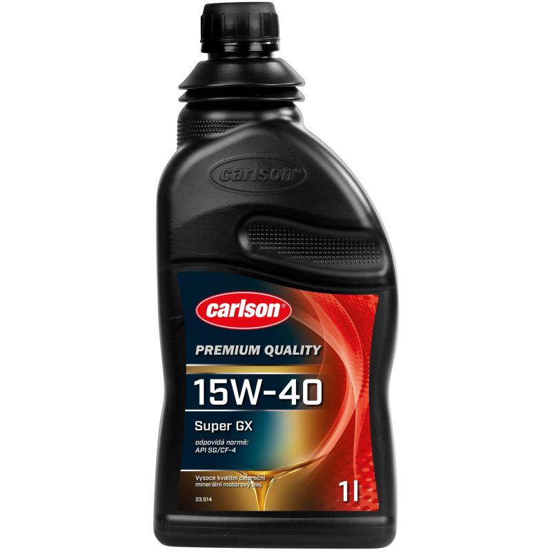 Minerální motorový olej Carlson Premium 15W-40 Super GX 1l