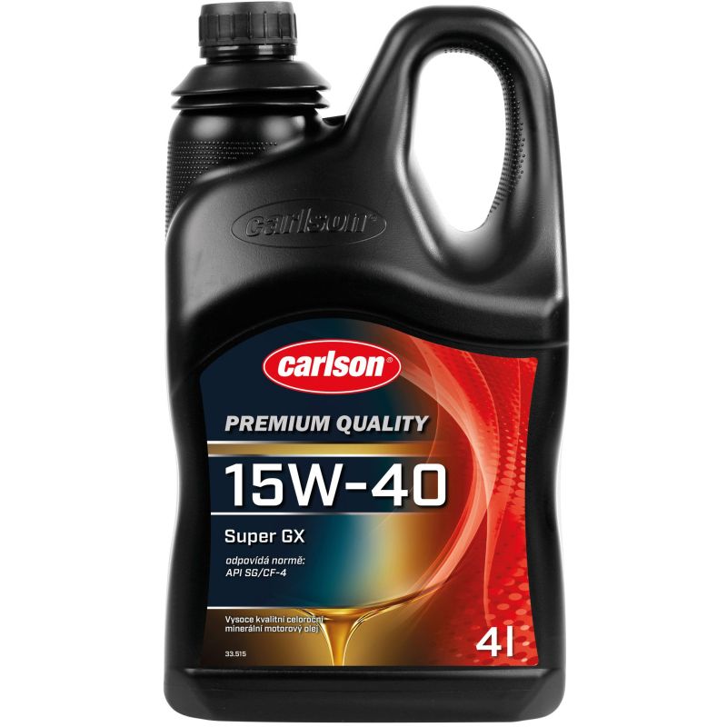 Minerální motorový olej Carlson Premium 15W-40 Super GX 4l