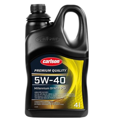 Syntetický motorový olej Carlson Premium 5W-40 Millenium Synth PD 4l | Filson Store
