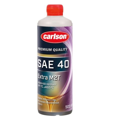 Minerální motorový olej pro dvoutaktní motory Carlson SAE 40 Extra M2T 500ml | Filson Store