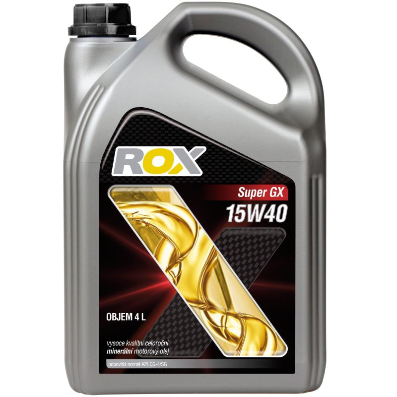 Minerální motorový olej Rox Super GX SAE 15W-40 4l