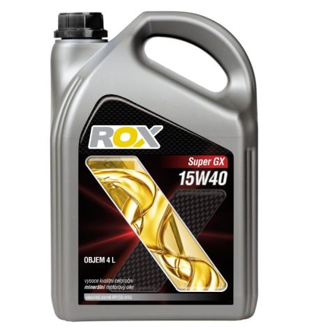Minerální motorový olej Rox Super GX SAE 15W-40 4l | Filson Store