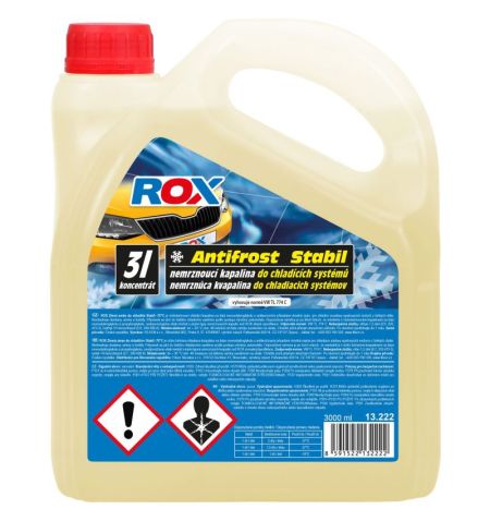 Chladící kapalina Rox Antifrost Stabil 3l - koncentrát pro další ředění | Filson Store
