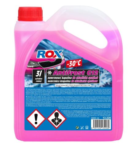 Chladící kapalina G12 Rox Antifrost Readymix -30°C 3l | Filson Store