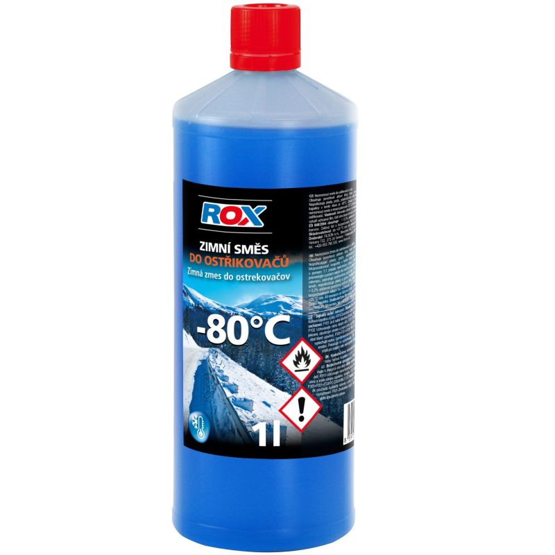 Zimní směs do ostřikovačů Rox -80°C 1l HD-PE