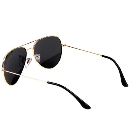 Brýle sluneční Polarized 3025 - obroučky zlaté / skla tmavá / polarizační skla / pouzdro a utěrka | Filson Store