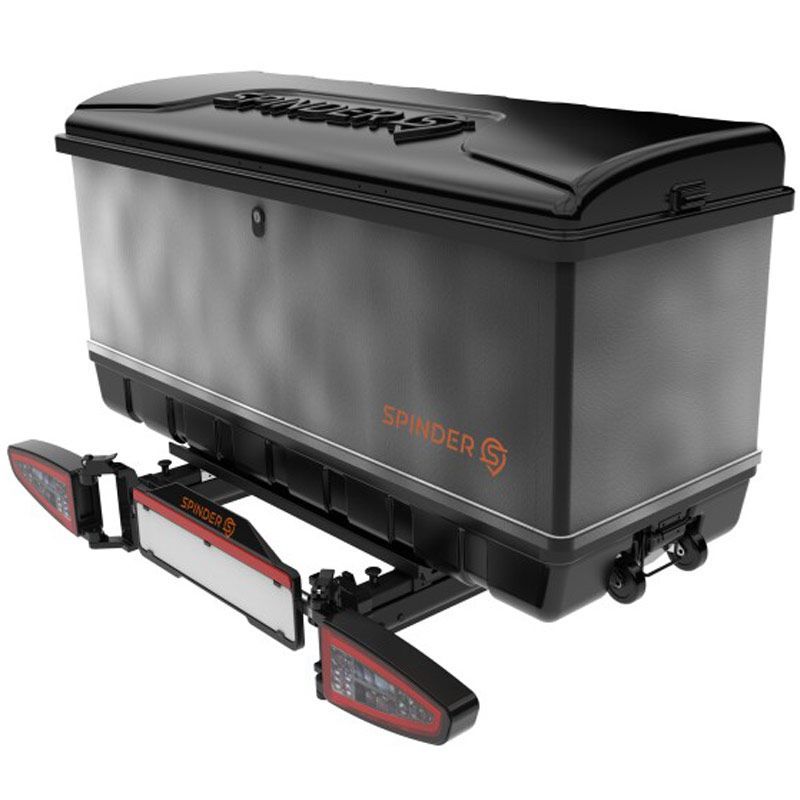 Nosič na tažné zařízení na 3 kola / elektrokola s boxem 550l na zavazadla Spinder SL3 / BX1 Transport box