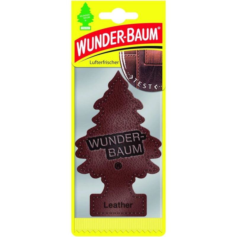 Osvěžovač vzduchu / vůně / stromeček do auta - Wunder-Baum Leder / kůže