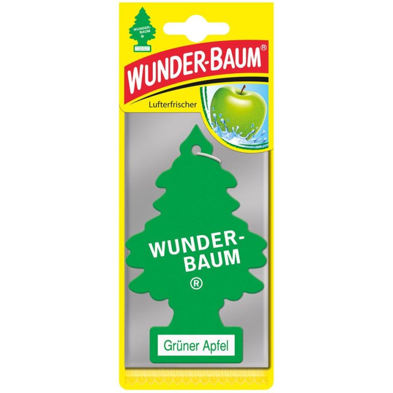 Osvěžovač vzduchu / vůně / stromeček do auta - Wunder-Baum Gruener Apfel / zelené jablko