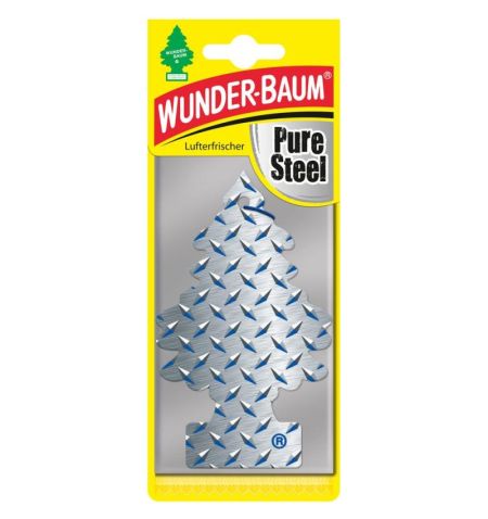 Osvěžovač vzduchu / vůně / stromeček do auta - Wunder-Baum Pure Steel / čistá ocel | Filson Store