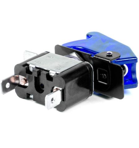 Vypínač / spínač páčkový s modrým podsvícením a jištěním 12/24V 20A | Filson Store