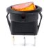 Vypínač / spínač kolébkový kulatý se žlutým podsvícením 12/24V 20A | Filson Store