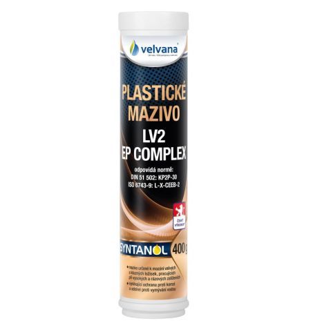 Plastické mazivo Syntanol LV2 EP Complex kartuše 400g DIN 51502