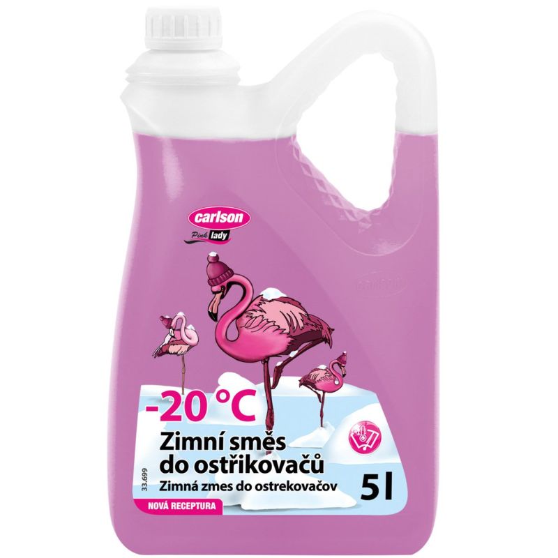 Zimní směs do ostřikovačů Carlson Pink Lady -20°C 5l Flexi kanystr