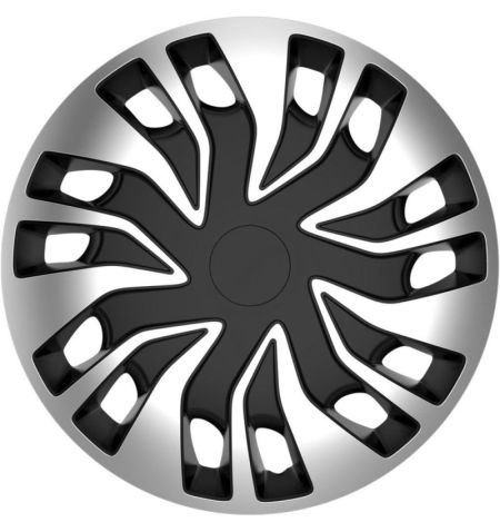 Ozdobné kryty kol / poklice 15 palců - Fast Van Silver Black - sada 4ks | Filson Store