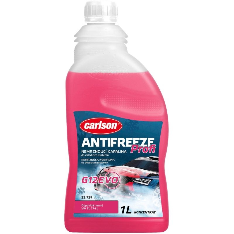 Chladící kapalina G12 Evo Carlson Antifreeze Profi 1l - koncentrát pro další ředění