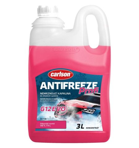 Chladící kapalina G12 Evo Carlson Antifreeze Profi 3l - koncentrát pro další ředění | Filson Store