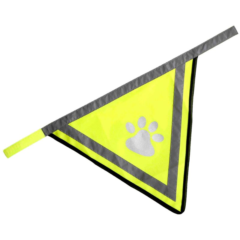 Výstražná vesta pro psy - žlutá / reflexní / velikost univerzální