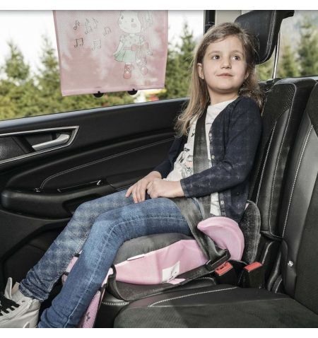 Podložka pod dětskou autosedačku na sedadlo vozidla Ballet Doll - s organizérem v přední části / růžová | Filson Store