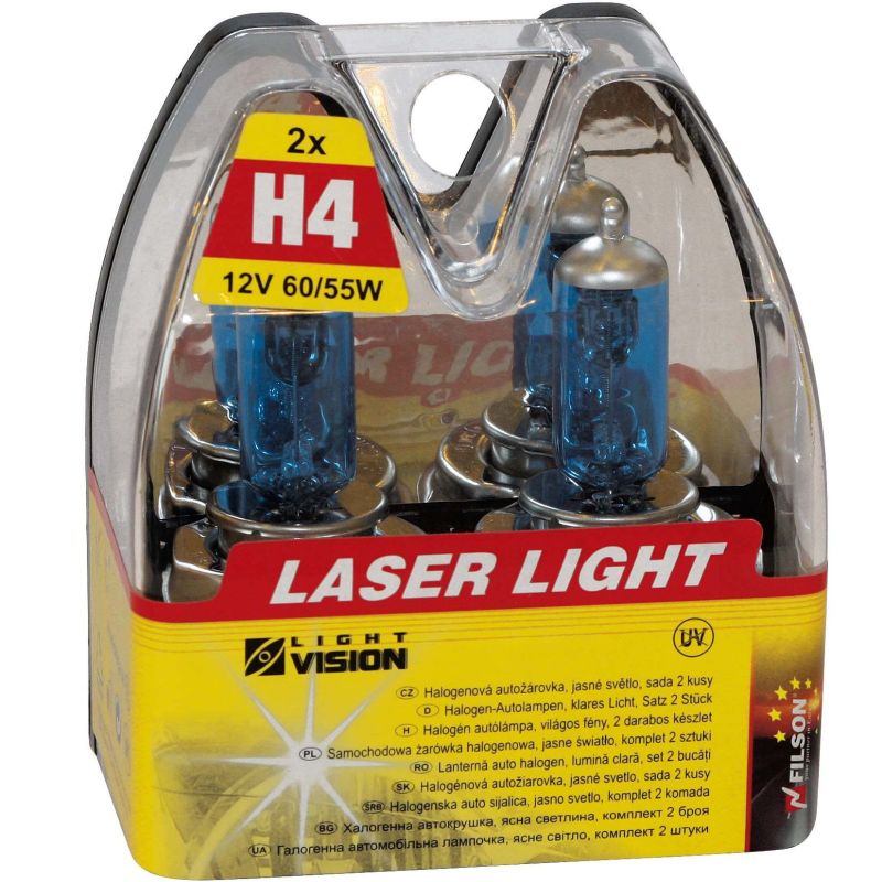 Autožárovky White laser H4 12V 60/55W sada 2ks